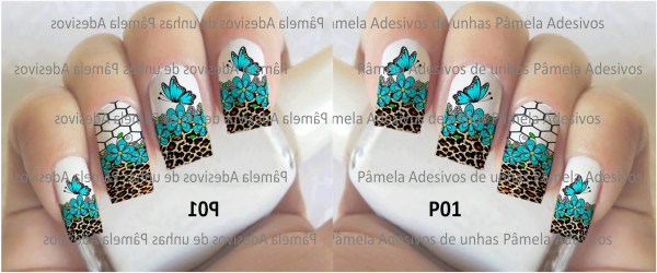 Pâmela Adesivos de unhas