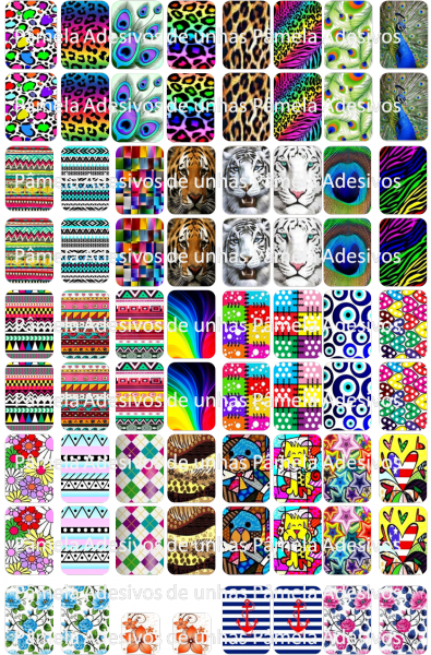 cartela com 74 imagens sendo 36 pares